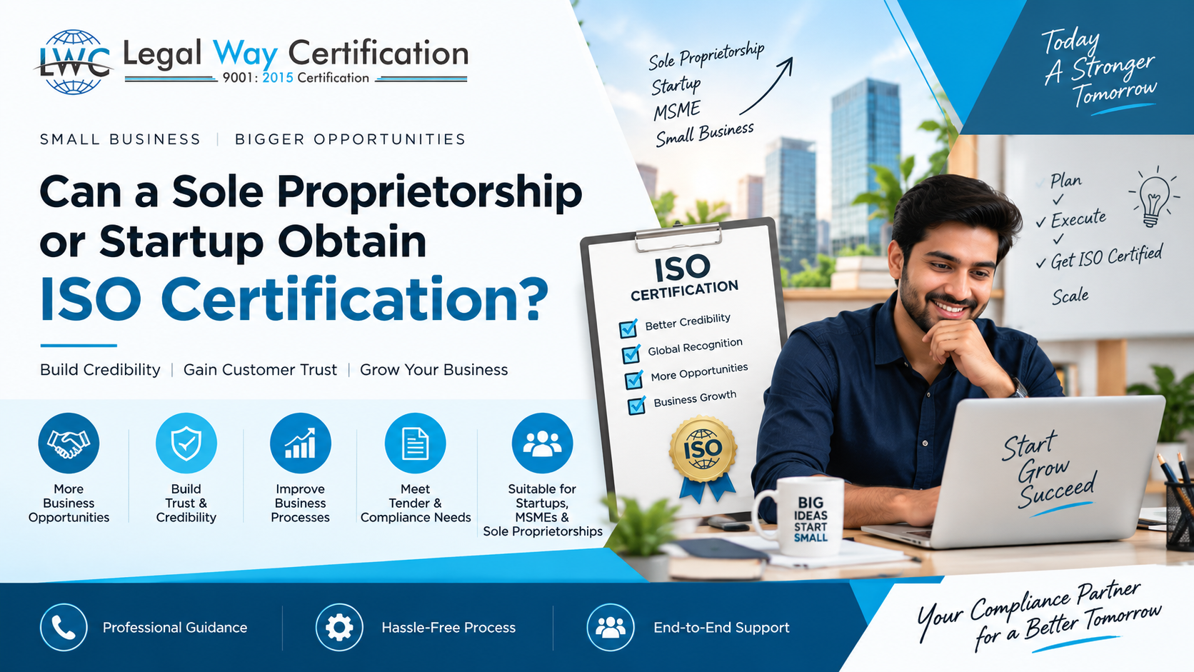 Can a Sole Proprietorship or Startup Obtain ISO Certification
